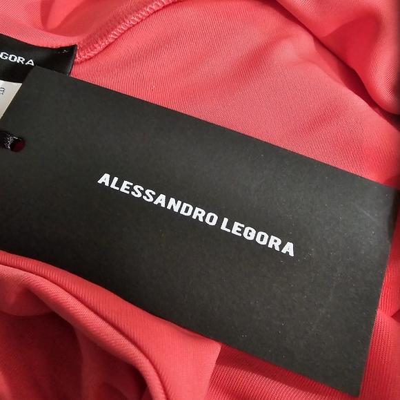 Alessandro Legora Faux Wrap Midi Dress Size 42/6 US NWT - Picture 11 of 11